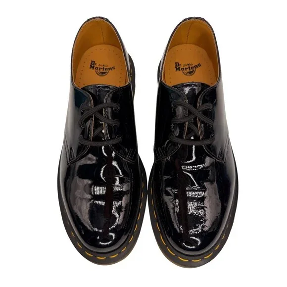 Dr. Martens 10084 Black Patent Leather Classic Lace Up Oxford EU 39 / US 8 L - Picture 4 of 11